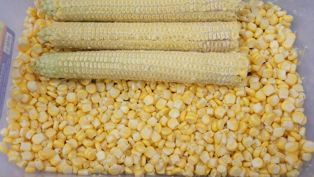 玉米脫粒漂燙生產線