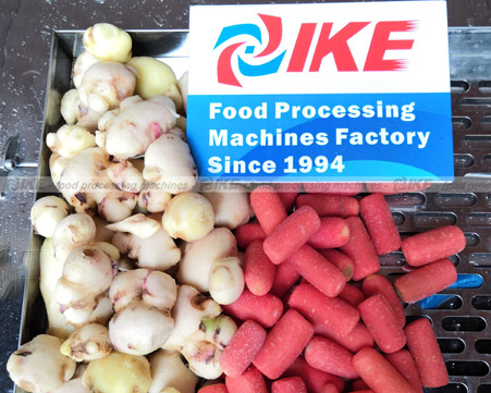 顾客需要把胡萝卜磨成手指大小的零食，测试能成功吗？