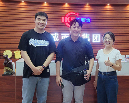 马来西亚客户参观IKE工厂，寻求先进的沙拉加工解决方案